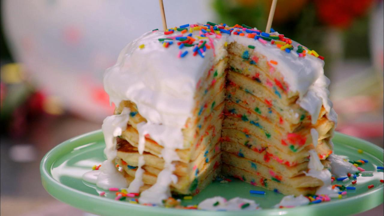 Confetti Pancake Cake