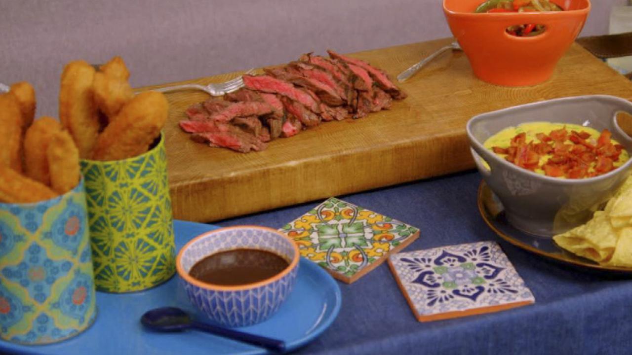 Steak Fajitas with Guacamole