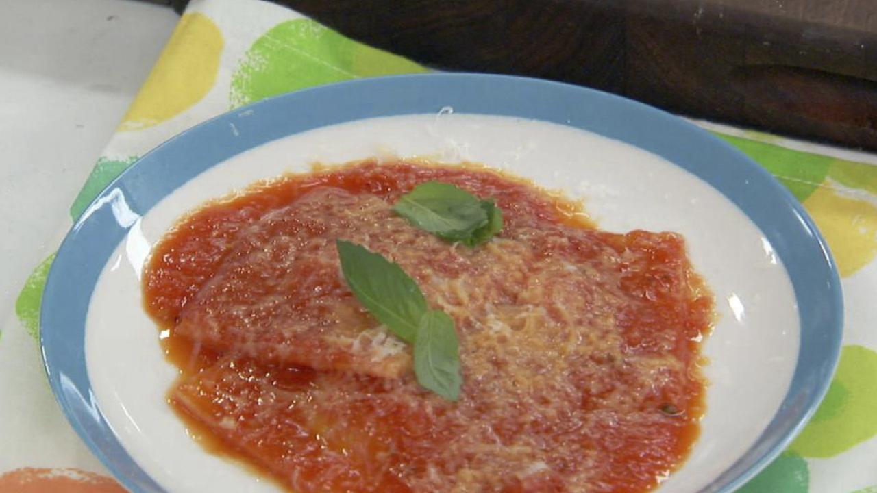 Geoffrey's Burrata Ravioli