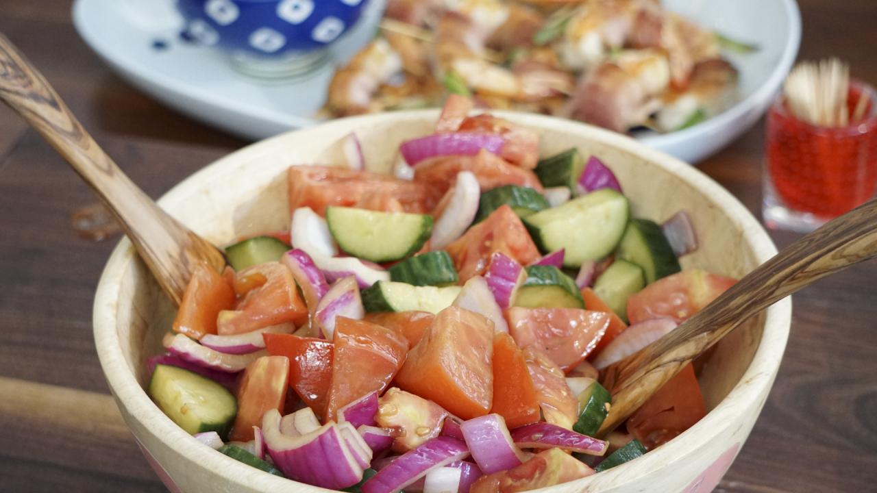 Pancetta Tomato Salad