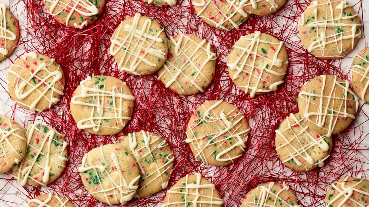 Chocolate Confetti Cookies