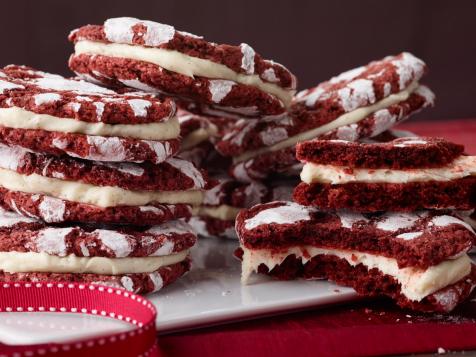 Red Velvet Crinkle Cookies