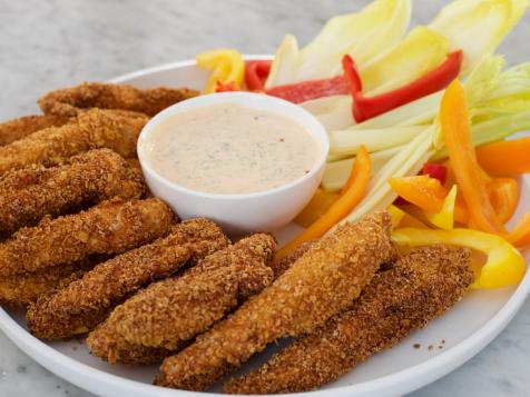 Sweet Chili Chip-Crusted Chicken Fingers