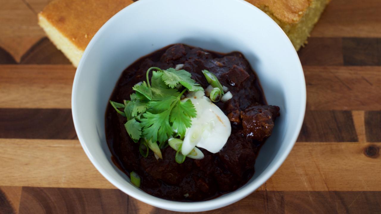 Chocolate Stout Chili