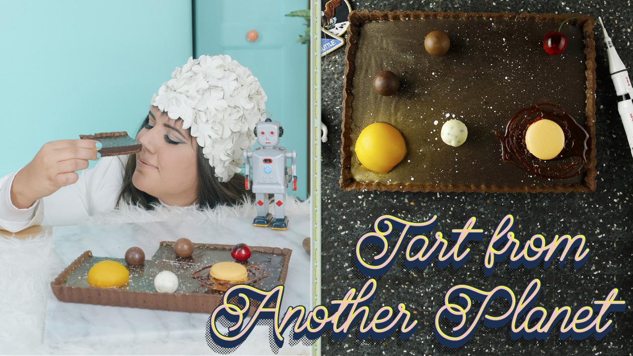 Chocolate Tart From Another Planet