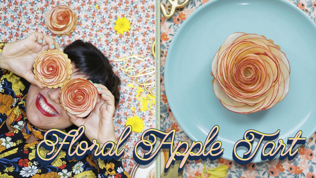 Floral Apple Tart