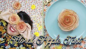 Floral Apple Tart