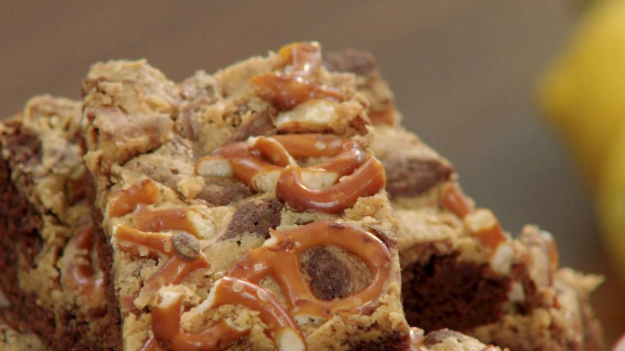 Peanut Butter Pretzel Brownies