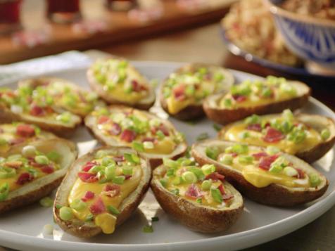 Beer Cheese Potato Skins