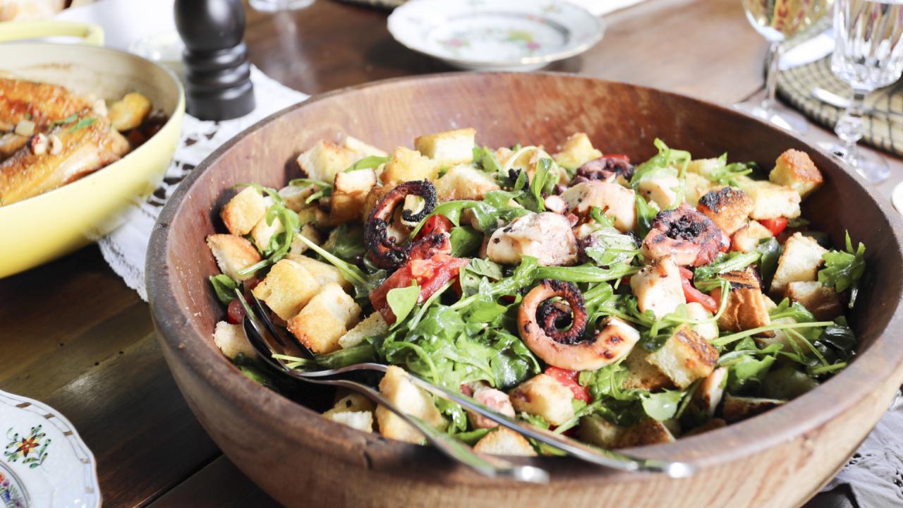Giada's Octopus Panzanella