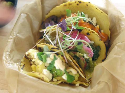 Cumin Roasted Cauliflower Taco