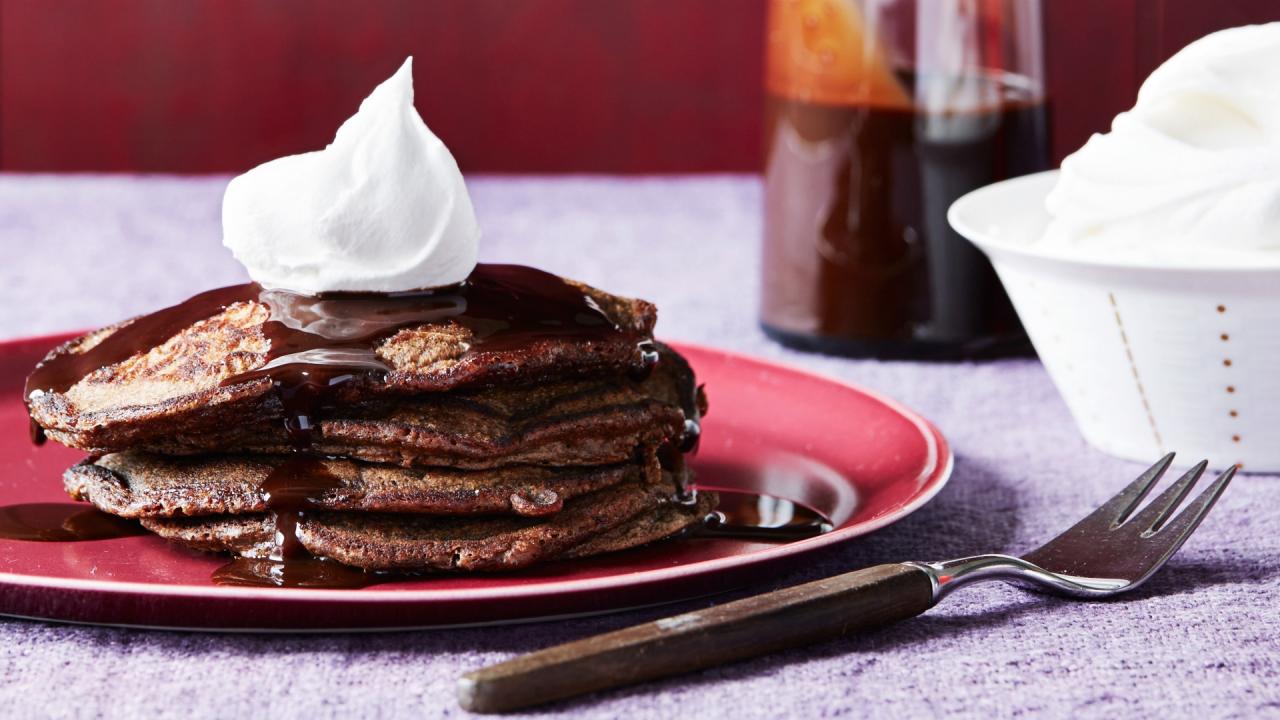 Hot Chocolate Pancakes