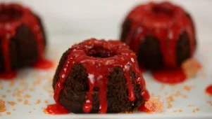 Mini Volcano Cakes