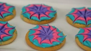 Tie-Dyed Sugar Cookies