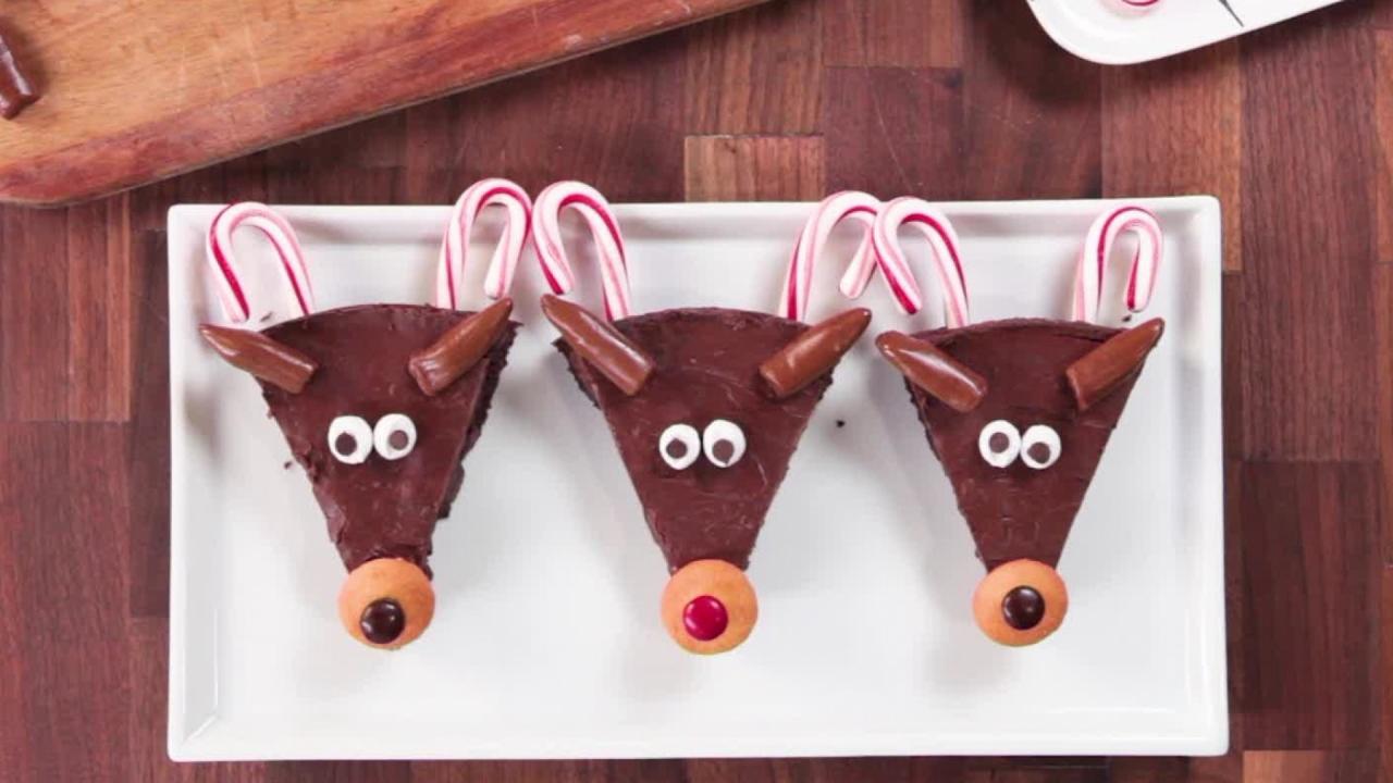 Christmas Reindeer Brownies