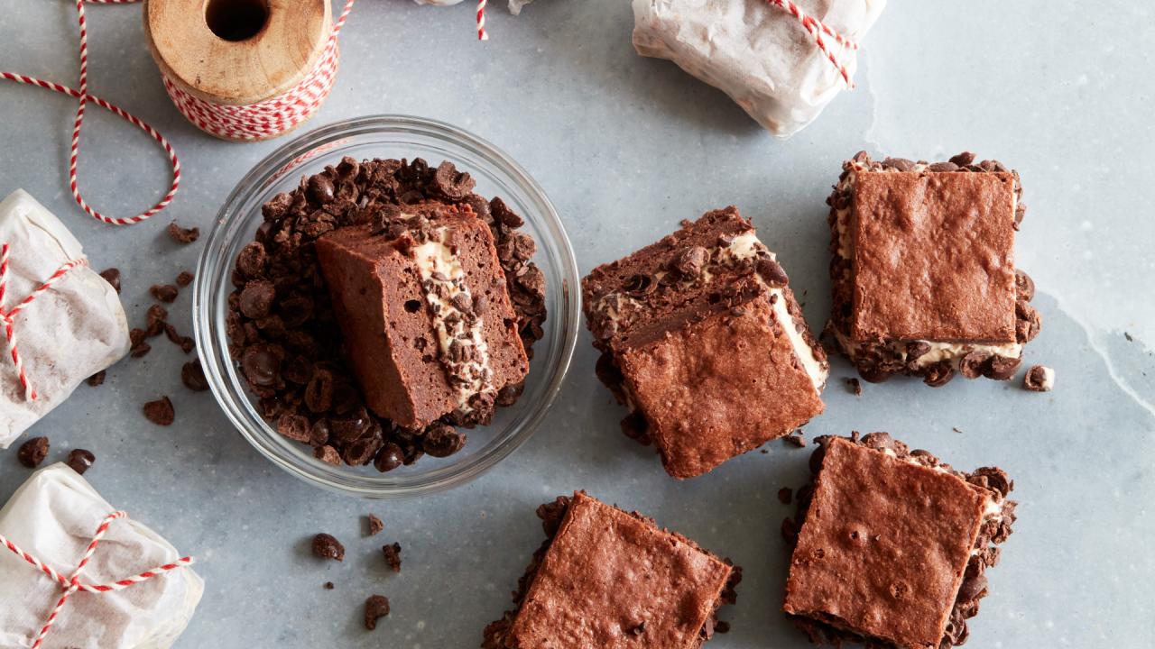 Brownie Ice Cream Sandwiches