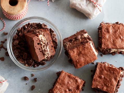 Brownie Ice Cream Sandwiches