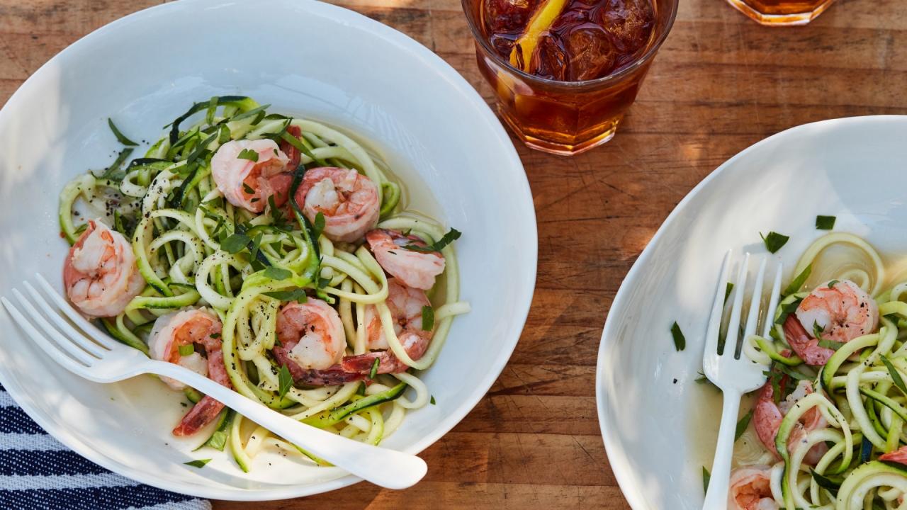 Shrimp Scampi Zoodles