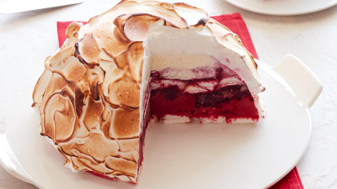 Summer Berry Baked Alaska