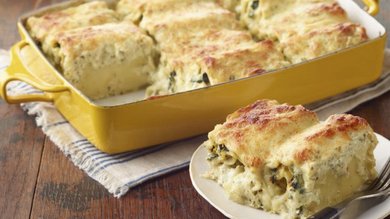 Pesto Lasagna Rolls