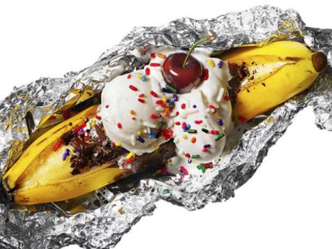 Grilled Banana Split
