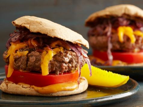Juicy Grilled Cheeseburgers