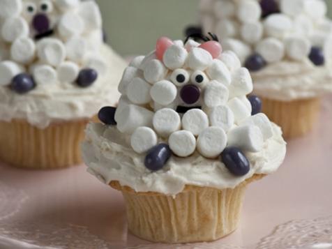 Little Lamb and Chick Cupcakes