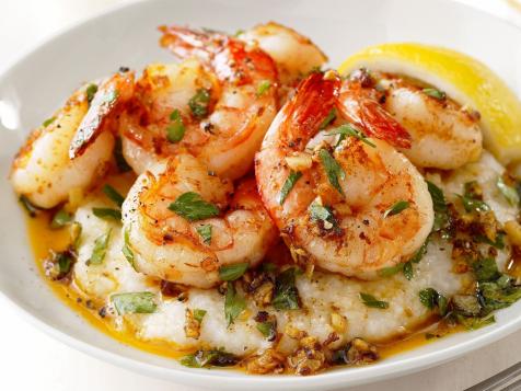 Lemon-Garlic Shrimp and Grits
