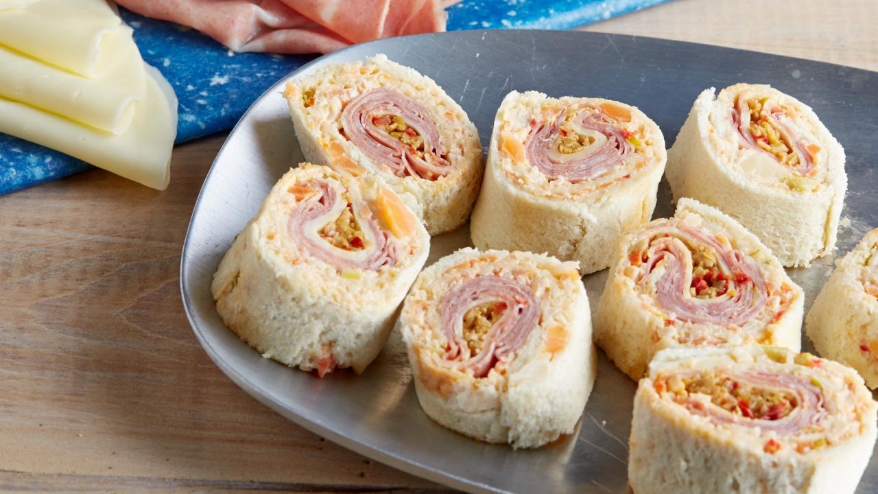 Muffuletta Pinwheels