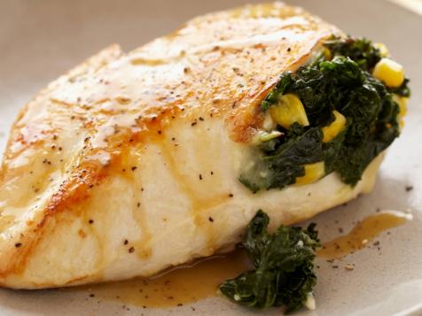 Kale and Corn-Stuffed Chicken