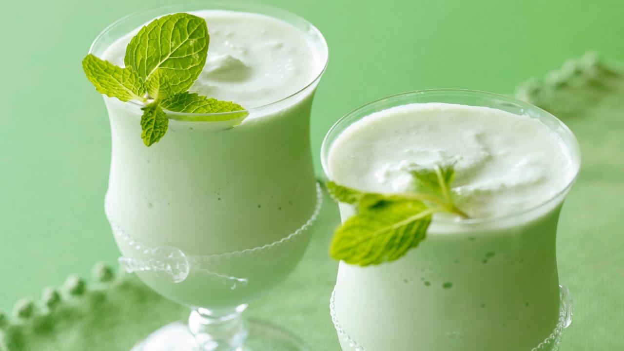 St. Patrick's Day Mint Schnapps Shakes