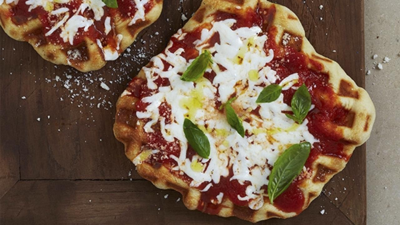 Waffled Margherita Pizza