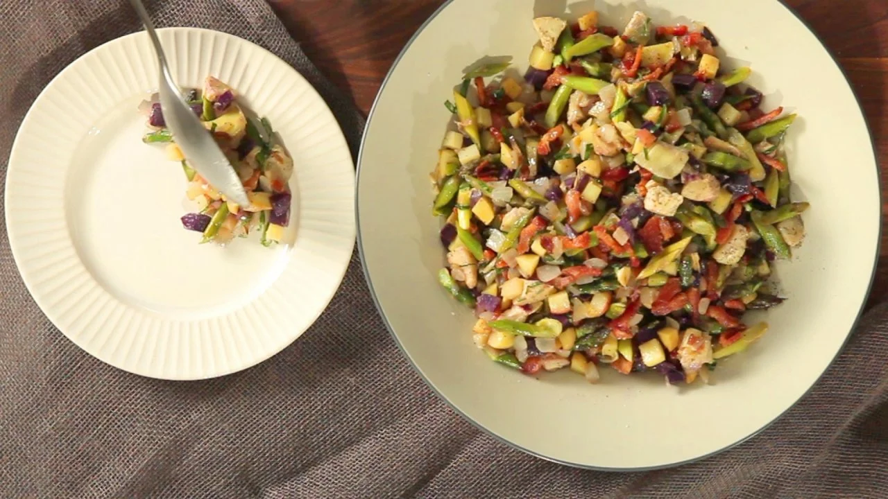 Veggie Salad and Knife Skills