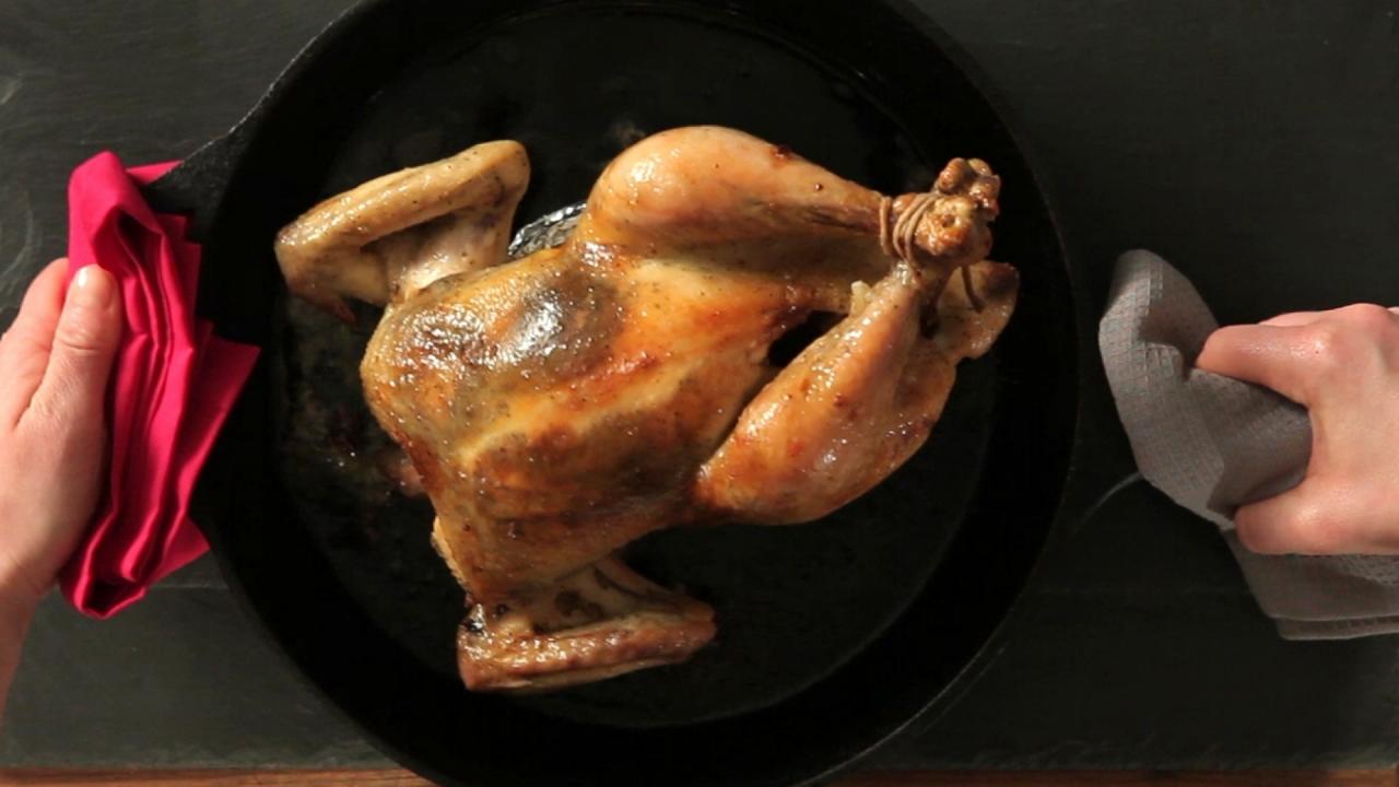 "Flip the Bird" Roast Chicken