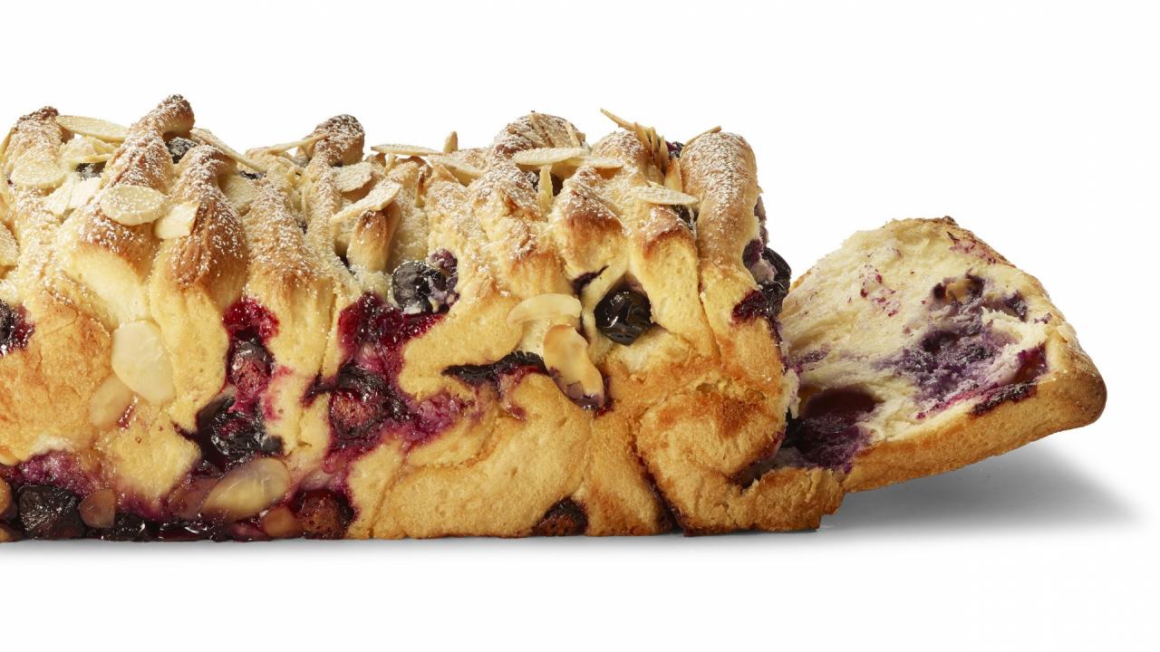 Blueberry Pull-Apart Bread