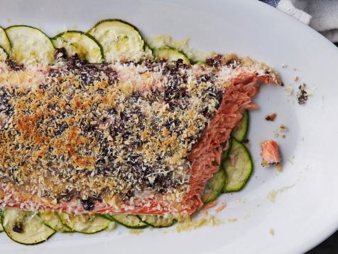 Olive Breadcrumb Salmon
