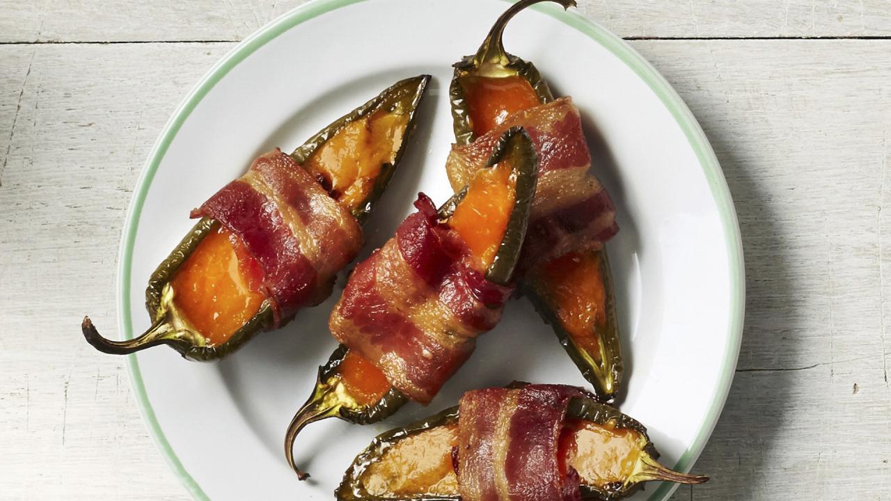 Bacon-Wrapped Jalapeno Poppers
