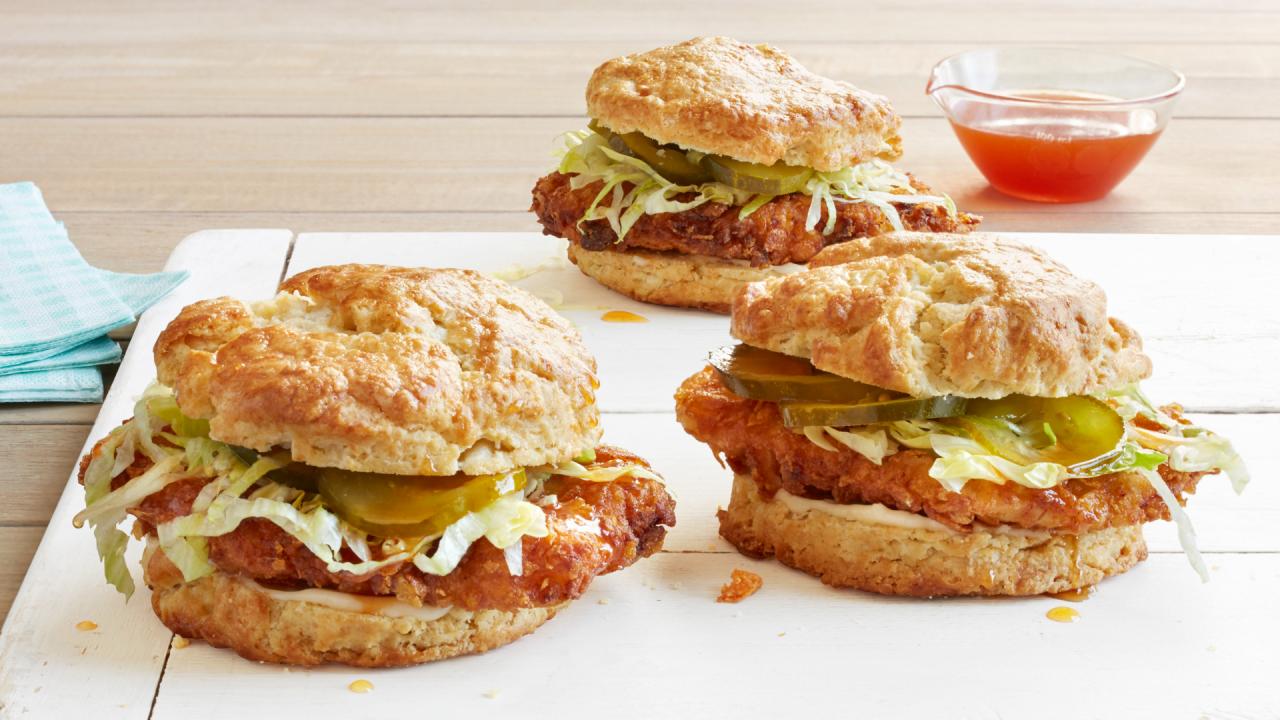 Fried Chicken Biscuits