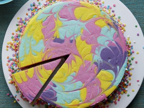 Tie-Dye Cheesecake