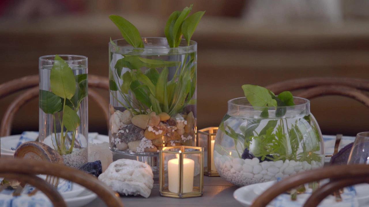 Water Garden Centerpiece