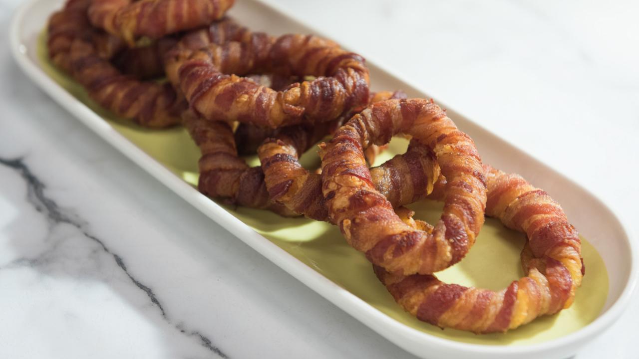 Bacon-Wrapped Onion Rings