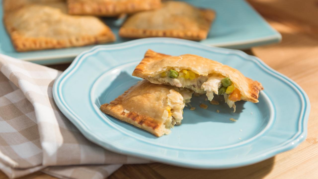 Chicken Pot Pie Pockets