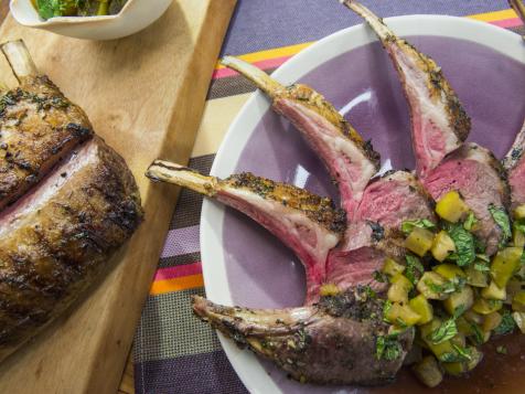 Apple-Mint Rack of Lamb