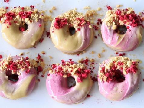 Vegan PBJ Doughnuts