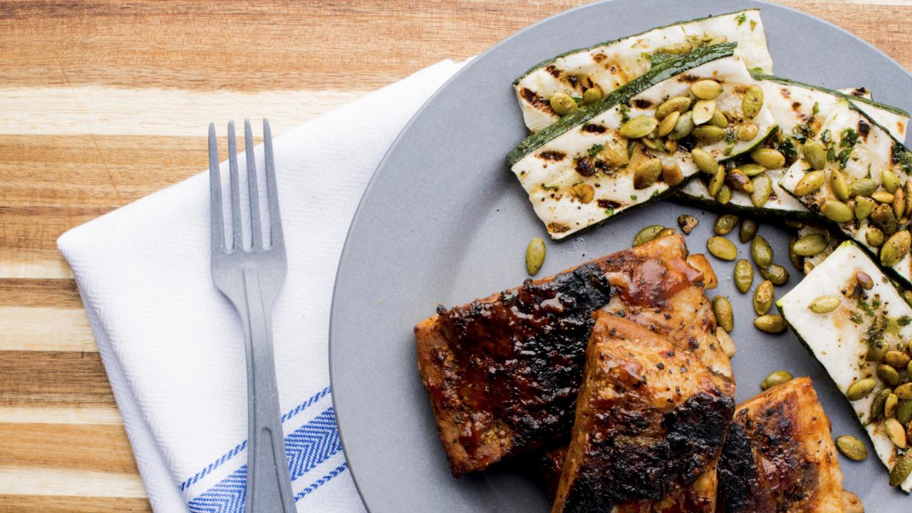 Grilled Slow-Cooked BBQ Ribs
