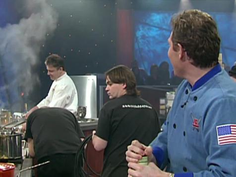 Playing with Fire on Iron Chef America