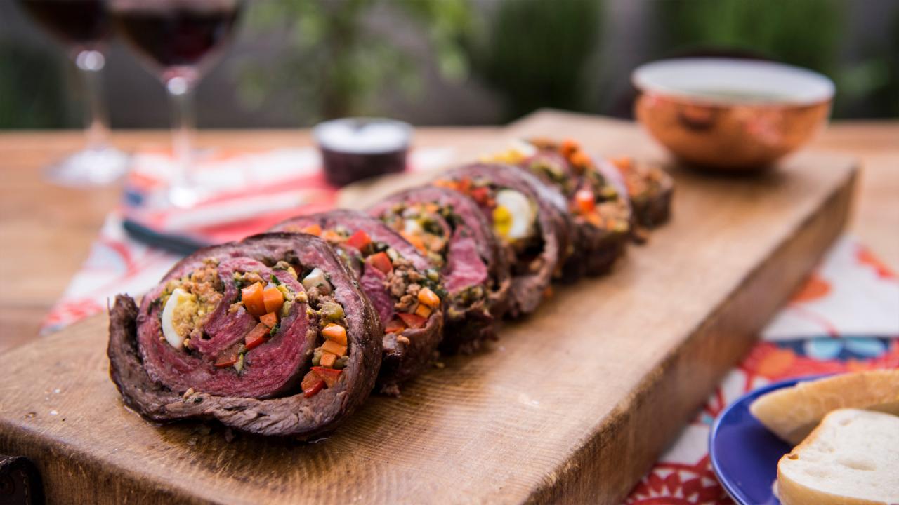 Matambre with Chimichurri