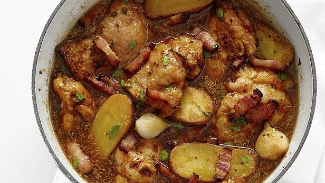 Beer-Braised Chicken