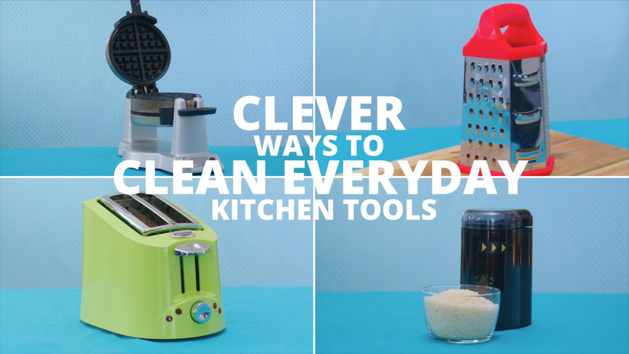 How to Clean Kitchen Tools