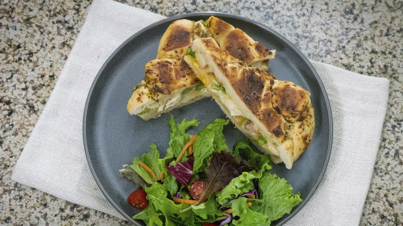 Cheesy Pressed Sandwich